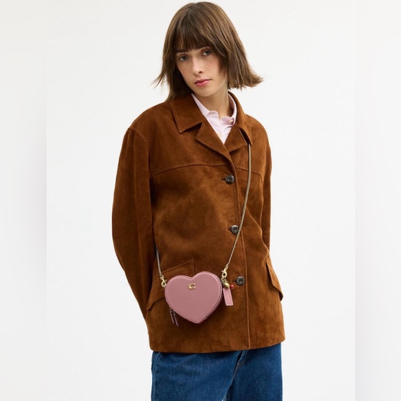 Coach Heart Crossbody Bag 14 With Charms NWT - Picture 4 of 5